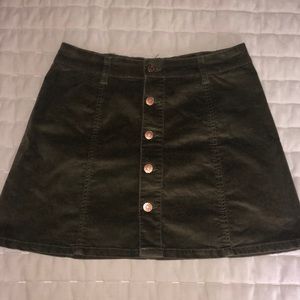 Celebrity Pink Corduroy Skirt